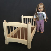  Stackable Bed for American Girl & All Other 18" Dolls - White Pine - Unfinished