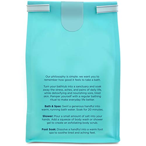 San Francisco Salt Company detox bath salts 2 lb. luxury bag back Danielle Walker